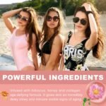 Hibiscus and Honey Firming Cream - Neck Firming Cream - Reduces the Look of Neck Lines - Best Gift for Mom Tightens & Smooths - With Collagen & Hyaluronic Acid -4 FL OZ - Image 5