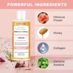 Hibiscus and Honey Firming Cream - Neck Firming Cream - Reduces the Look of Neck Lines - Best Gift for Mom Tightens & Smooths - With Collagen & Hyaluronic Acid -4 FL OZ - Image 6