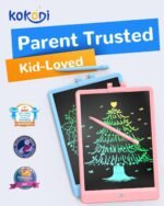 KOKODI LCD Writing Tablet,Gifts for 3 Years Old Boys and Girls,10 Inch Colorful Doodle Board Drawing Tablet, Erasable Reusable Electronic Drawing Pads, Educational and Learning Toy for Kids - Image 3