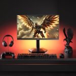 GTek 27 inch 320Hz 300Hz Gaming Monitor, Frameless 2K QHD 2560X1440P Fast IPS Computer Monitor, 1ms MPRT, FreeSync, 95% DCI-P3, HDR 400,DisplayPort/HDMI, Height Adjustable- Q2732P - Image 4