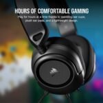 Corsair HS35 v2 Multiplatform Wired Gaming Headset – Flexible Omni-Directional Microphone – Universal 3.5mm Connection – PC, Mac, PS5, PS4, Xbox, Nintendo Switch, Mobile – Carbon - Image 9