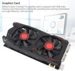 VBESTLIFE 550TI 6GB Graphics Card, GDDR5 192Bit GPU, 783/1566MHz PCIE 2.0 16X Gaming Video Card, Desktop Computer Graphics Card Support for DirectX 11 - Image 4