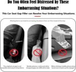 Car Seat Gap Filler 2 Pack, Universal Organizer for Car SUV Truck to Fill The Space Between Seat and Console, Car Seat Blocker and Catcher Prevent Things from Dropping, Easy to Install (Grey) - Image 5