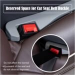 Car Seat Gap Filler 2 Pack, Universal Organizer for Car SUV Truck to Fill The Space Between Seat and Console, Car Seat Blocker and Catcher Prevent Things from Dropping, Easy to Install (Grey) - Image 6