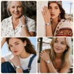 OIDEA Stretch Band Watches for Women: Bohemia Flower Easy Reader Elastic Band Watch Large Face Big Number Analog Quartz Bracelet Watch Expansion Band Wristwatch - Image 8