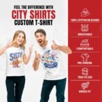 Add Your Own and Text Design Custom Personalized Adult T-Shirt Tee - Image 9