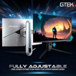 GTek 27 inch 240Hz 2K Gaming Monitor, QHD 2560 x 1440P Computer Monitor, Extreme Low Motion Blur, Fast IPS 1ms MPRT, DisplayPort/HDMI, VESA, Height Adjustable- Q2740P - Image 3