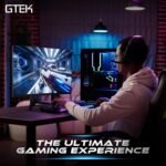 GTek 27 inch 240Hz 2K Gaming Monitor, QHD 2560 x 1440P Computer Monitor, Extreme Low Motion Blur, Fast IPS 1ms MPRT, DisplayPort/HDMI, VESA, Height Adjustable- Q2740P - Image 5