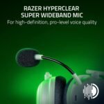 Razer BlackShark V2 Pro Wireless Xbox Gaming Headset: 50mm Drivers - Super Wideband Mic - Noise Isolating Earcups - for Xbox, PS5, Nintendo Switch 2, PC, Mac - Bluetooth, USB-C - 70hr Battery - White - Image 3