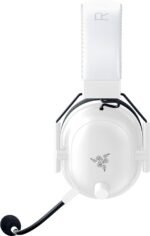 Razer BlackShark V2 Pro Wireless Xbox Gaming Headset: 50mm Drivers - Super Wideband Mic - Noise Isolating Earcups - for Xbox, PS5, Nintendo Switch 2, PC, Mac - Bluetooth, USB-C - 70hr Battery - White - Image 8