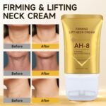Gaayou AH-8 Firming Neck Cream with Roller - Neck Firming Cream Advanced Tightening & Lifting Treatment Contains Hexapeptide for Crepey Skin, Sagging Neck and Wrinkles Women Men - Image 3