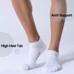 FITRELL 6 Pack Men's Ankle Running Socks Low Cut Cushioned Athletic Sports Socks 7-9/9-12/12-15 - Image 3