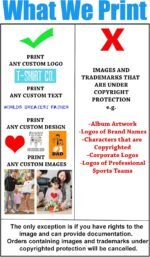 Add Your Own Text Design Custom Personalized Front and Back Adult T-Shirt Tee - Image 5
