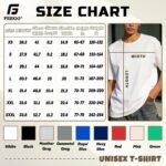 FEEGO Custom T Shirts for Men Women Create Your Own Custom Shirt with Text Image Logo Print Front & Back Design Option - Image 6