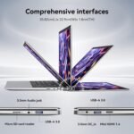 Tylvx 15.6" FHD Laptop, 12GB RAM 256GB SSD, Intel Celeron N4000, Win 11 Essential Laptop Computer for Student Online Class, Home, Netflix,Lightweight & Portable, Long Battery Life - Image 5