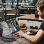 Tylvx 15.6" FHD Laptop, 12GB RAM 256GB SSD, Intel Celeron N4000, Win 11 Essential Laptop Computer for Student Online Class, Home, Netflix,Lightweight & Portable, Long Battery Life - Image 7