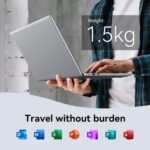 Tylvx 15.6" FHD Laptop, 12GB RAM 256GB SSD, Intel Celeron N4000, Win 11 Essential Laptop Computer for Student Online Class, Home, Netflix,Lightweight & Portable, Long Battery Life - Image 8