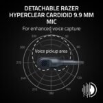 Razer BlackShark V3 X HyperSpeed Wireless Gaming Headset for PC: 50mm Drivers - Cardioid Mic - 2.4 GHz, Bluetooth, USB - Works with Mac, PS5, Nintendo Switch, Smartphone - 70 Hr Battery - Black - Image 5