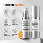 Super Vitamin C Serum for Women Over 70: Niacinamide, Vitamin C, Hyaluronic Acid, Peptides, Vitamin E, Caffeine, Bakuchiol, Hydrating, Lifting, Face Wrinkle & Age Spots Reduction - Image 8
