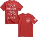 Custom Shirts for Men, Custom Shirt Unisex Fit Mens & Womens, Customized Tshirt Design Your Own Black - Image 6