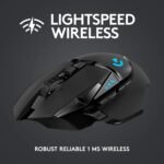 Logitech G502 Lightspeed Wireless Gaming Mouse with Hero 16K Sensor, PowerPlay Compatible, Tunable Weights and Lightsync RGB - Black (Renewed) - Image 3