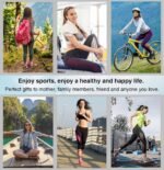 Womens Athletic Cushioned Anti-Blister Comfort Running Ankle Socks 5 Pairs - Image 8