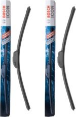 BOSCH 26A16A ICON Beam Wiper Blades - Driver and Passenger Side - Set of 2 Blades (26A & 16A) - Image 4