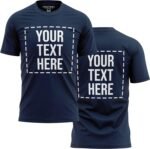 Custom Shirt for Men, Design Your Own Shirts, Personalized T-Shirts Womens Kids Front & Back Black - Image 5