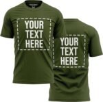Custom Shirt for Men, Design Your Own Shirts, Personalized T-Shirts Womens Kids Front & Back Black - Image 6
