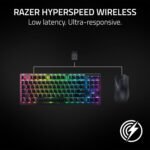 Razer DeathAdder V3 HyperSpeed Wireless Gaming Mouse: 55g Lightweight - USB C Charging - Up to 100 Hr Battery - Advanced 26K Optical Sensor - Gen-3 Optical Switches - 8 Programmable Controls - Black - Image 6
