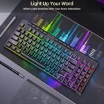 Redragon K517 Pro Wireless Gaming Keyboard, RGB Backlit, Tri-Mode BT/2.4GHz/USB-C, Mechanical Feel 94 Keys Computer Keyboard with 4 Macro Keys, Number Pad, 4000mAh Battery for Win/MAC - Image 7