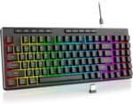 Redragon K517 Pro Wireless Gaming Keyboard, RGB Backlit, Tri-Mode BT/2.4GHz/USB-C, Mechanical Feel 94 Keys Computer Keyboard with 4 Macro Keys, Number Pad, 4000mAh Battery for Win/MAC - Image 9