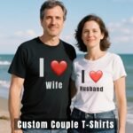 Custom T Shirts Front Back for Men Women Personalized T-Shirt Add Your Own Design with Image Text Logo Tee Tops - Image 4