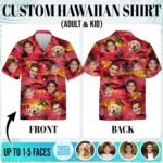Custom Hawaiian Shirt with Face for Men Women Adult Youth Kid, Personalized Hawaiian Shirts with Face Photos Picture - Image 5
