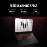 ASUS TUF Gaming A16 Gaming Laptop | 16" WUXGA IPS 165Hz | AMD 8-Core Ryzen 9 270 | 32GB DDR5 2TB SSD | NVIDIA GeForce RTX 5070 (798 AI Tops) | Backlit Keyboard USB 4 Win11 w/DLCA Accessory - Image 4