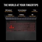 ASUS TUF Gaming A16 Gaming Laptop | 16" WUXGA IPS 165Hz | AMD 8-Core Ryzen 9 270 | 32GB DDR5 2TB SSD | NVIDIA GeForce RTX 5070 (798 AI Tops) | Backlit Keyboard USB 4 Win11 w/DLCA Accessory - Image 6