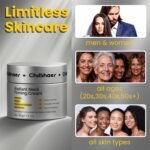 8-in-1 Radiant Neck Firming Cream, Tighten and Lift Neck Wrinkle Cream, Collagen Retinol Face and Chest Firming Tightening for Women and Men with Sagging Crepey Skin Over 50 & 60 - Image 9