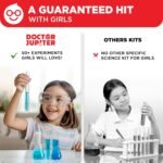 Doctor Jupiter Girls’ First Science Kit for Kids Ages 4-5-6-7-8 | Christmas, Birthday Gift Ideas for 4+ Year Old Girls | STEM Toy Kit with 50+ Experiments | Learning & Educational Projects - Image 9