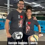 Custom Front & Back T Shirts for Men Women Personalized T-Shirt Add Your Own Design with Image Text Logo Black - Image 3