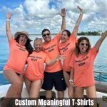 Custom Front & Back T Shirts for Men Women Personalized T-Shirt Add Your Own Design with Image Text Logo Black - Image 4