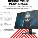 HP OMEN 23.8" FHD 165Hz Gaming Monitor, FHD Display (1920 x 1080), IPS panel, 99% sRGB, 90% DCI-P3, 16:9, AMD FreeSync Premium Technology, 24 (2023),Black - Image 3