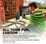 HP OMEN 23.8" FHD 165Hz Gaming Monitor, FHD Display (1920 x 1080), IPS panel, 99% sRGB, 90% DCI-P3, 16:9, AMD FreeSync Premium Technology, 24 (2023),Black - Image 10