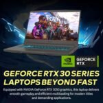 msi Thin 15.6" 144Hz FHD Gaming Laptop, Intel Core i5-13420H, 16GB DDR4 RAM, 512GB SSD, NVIDIA GeForce RTX 3050 Graphics, Backlit Keyboard, Wi-Fi 6, Windows 11, Gray, 1TB Docking Station Set - Image 8