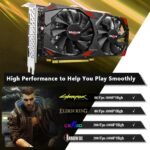 RX 580 8GB Graphics Card, 2048SP,GDDR5,256 Bit Graphics Card for Gaming PC,PCIE 3.0,Twin Freeze Fans Computer Video Card with HDMI/DP/Ports - Image 4