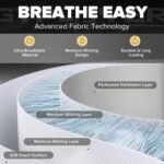 GTPLAYER Gaming Chair, Computer Office Chair Lumbar Support, Linkage Armrests and Footrest, Ergonomic Game Chair for Adults with Extended Backrest, Fabric, Grey - Image 9