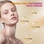 AH-8 Firming Neck Cream for Crepey Skin Body Care, Neck Firming Cream with Roller, Moisturizing Anti-Aging Neck Tightening Lotions Skin Chest Repair - Image 7
