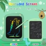 ORSEN 8.5 Inch LCD Doodle Board Tablet Toy - Green Dinosaur Drawing Pad for Kids 2-6 Years Old - Christmas and Birthday Gifts - Image 4