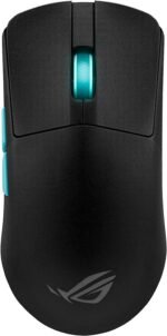 ASUS ROG Harpe Ace Aim Lab Wireless Esports Gaming Mouse – Aim Lab Settings Optimizer, Pro-Tested, Right-Handed, 54g Lightweight, Tri-Mode Connectivity, 36K DPI, 90Hr Battery, PC/Mac Support - Black - Image 2