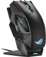 ASUS ROG Spatha X Wireless Gaming Mouse – MMO/MOBA Design, 12 Programmable Buttons, Right-Handed, 168g, Dual-Mode (Wired/2.4GHz), 19K DPI, up to 67Hr Battery, Magnetic Charging Dock, PC/Mac Support - Image 2