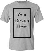 Add Your Own and Text Design Custom Personalized Adult T-Shirt Tee - Image 2